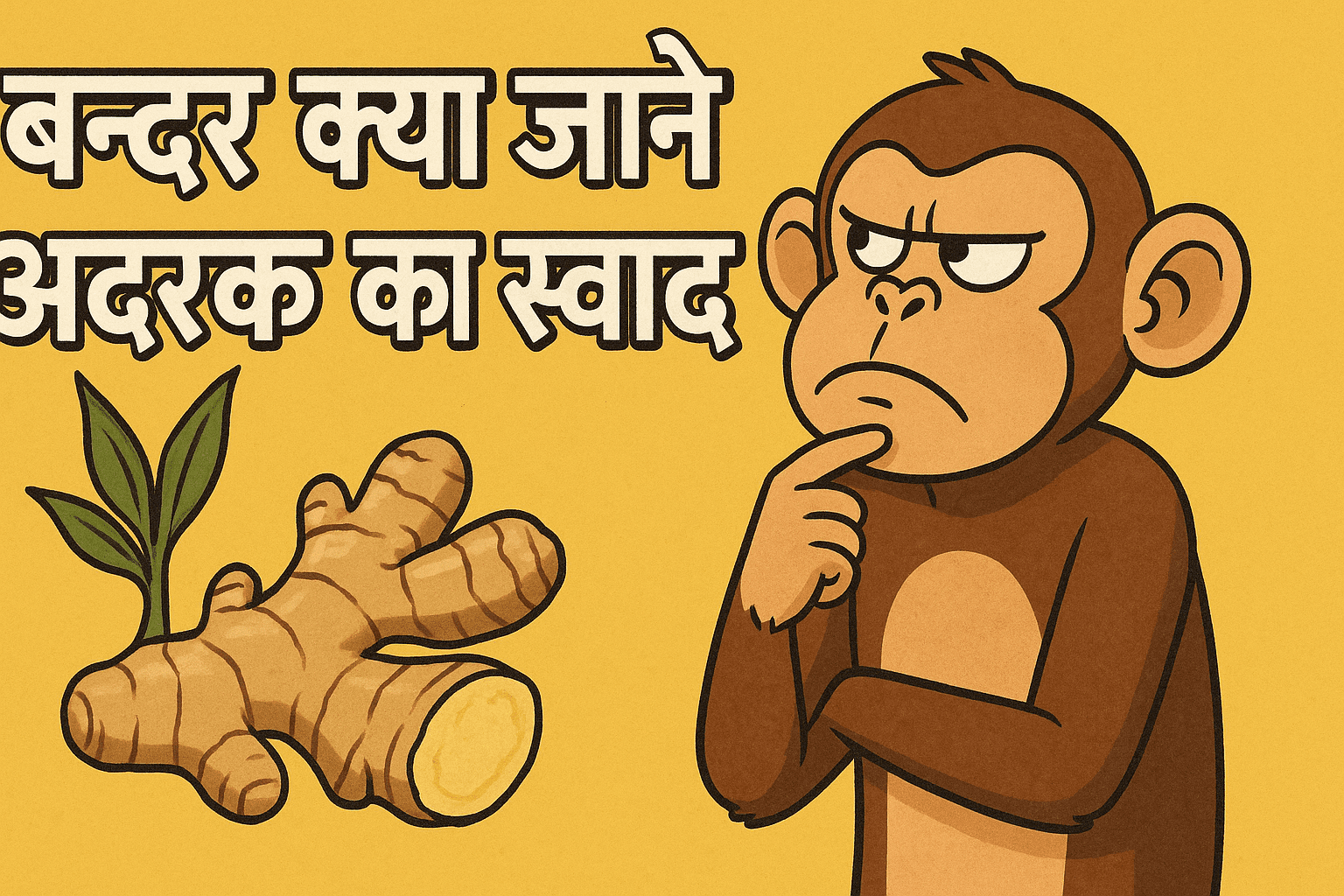 बंदर क्या जाने अदरक का स्वाद